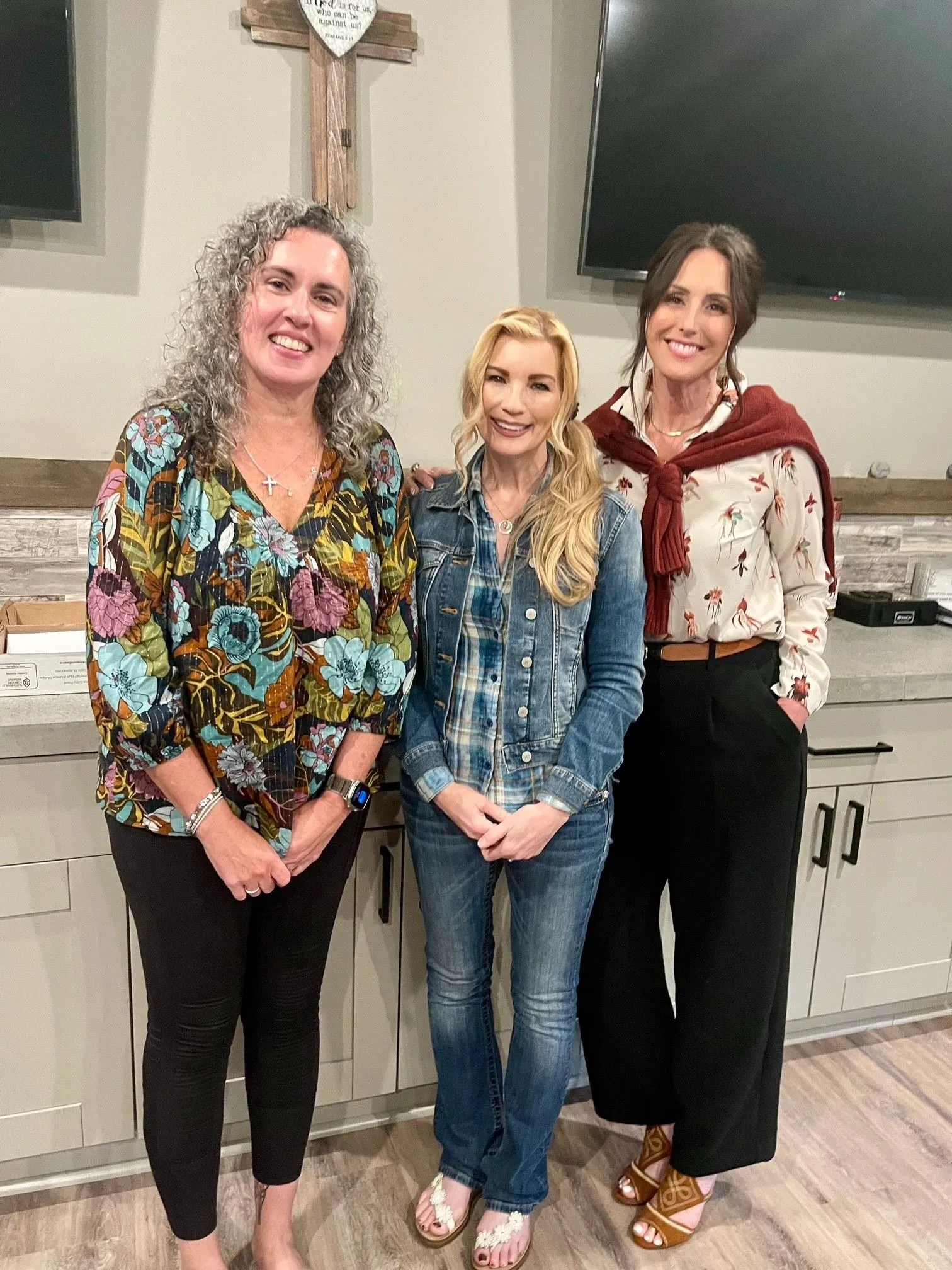 Buffy Payne, Julie, and Kimberly together at a FEW ATL gathering