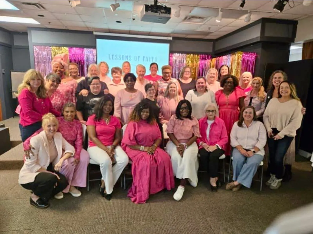 Women gathered for a Hope Church breakfast